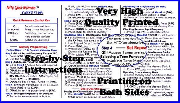 New Product Showcase Nifty Mini Manual Reference Guide For The Yaesu