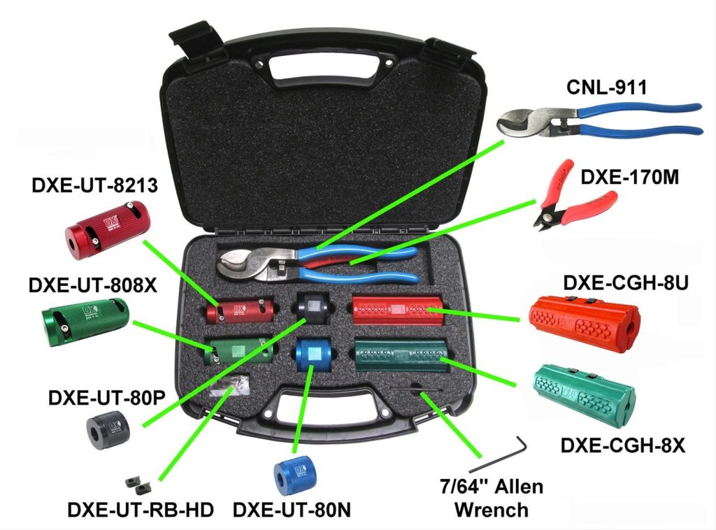 DX Engineering Complete Coaxial Cable Prep Tool Kit - DXE-UT-KIT4