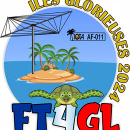 Gloroiso Islands DXpedition Logo with turtle