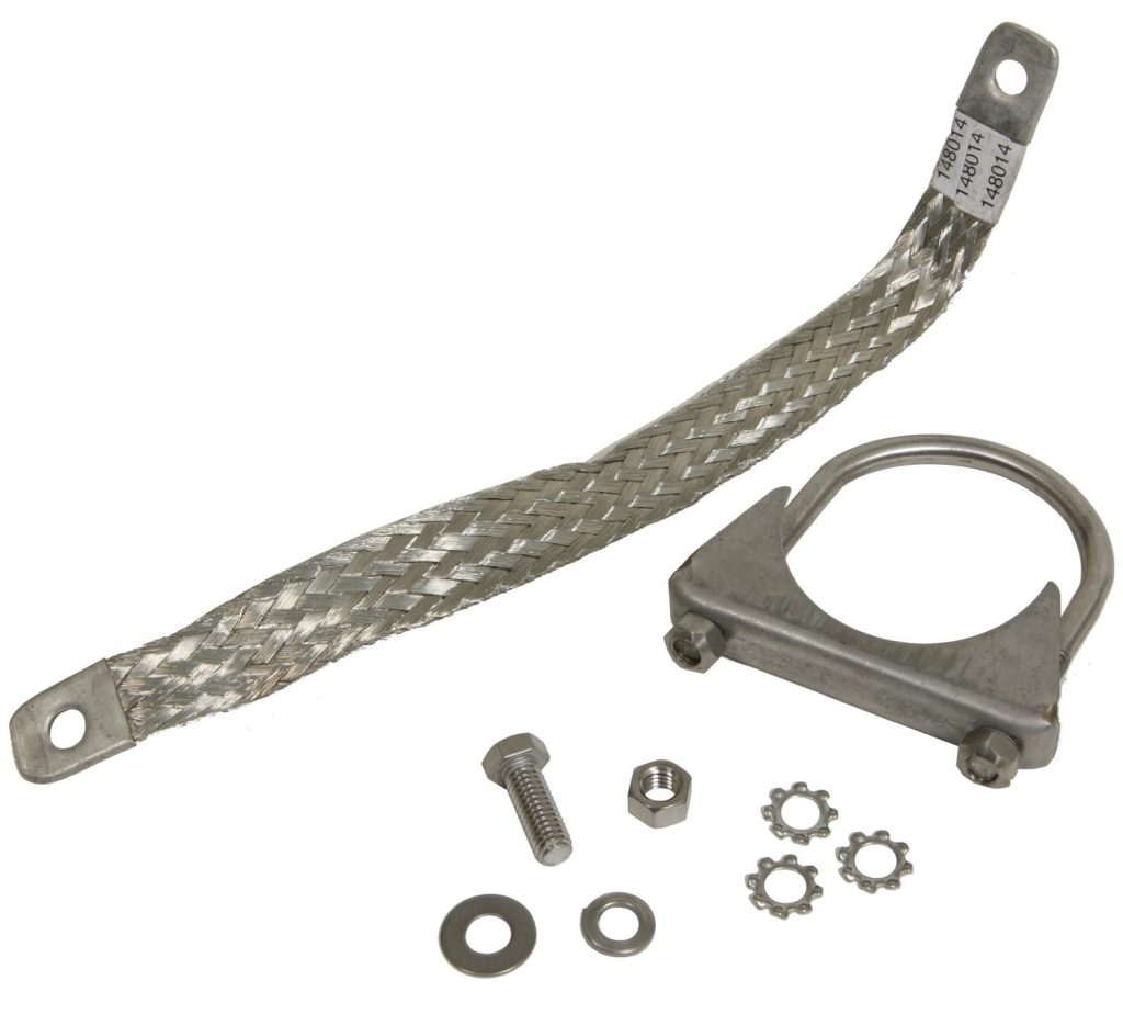 exhaust clamp and ground braid bonding strap kit dxe-egk-250_xl