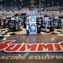 inside summit racing store in tallmadge ohio