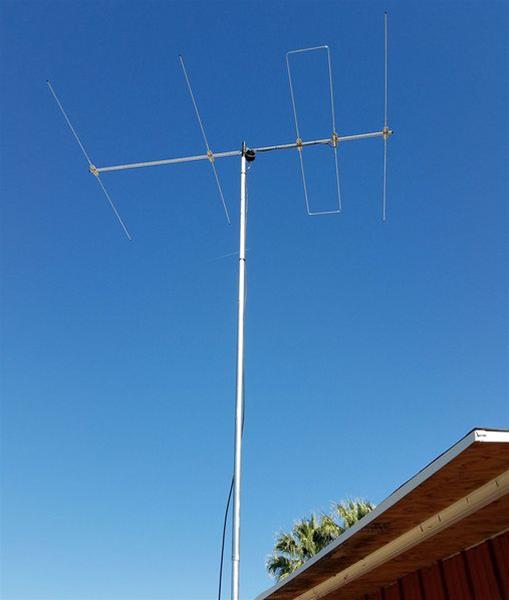 a Yagi Antenna alongside a home