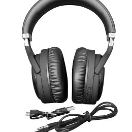 a pair of stereo headphones