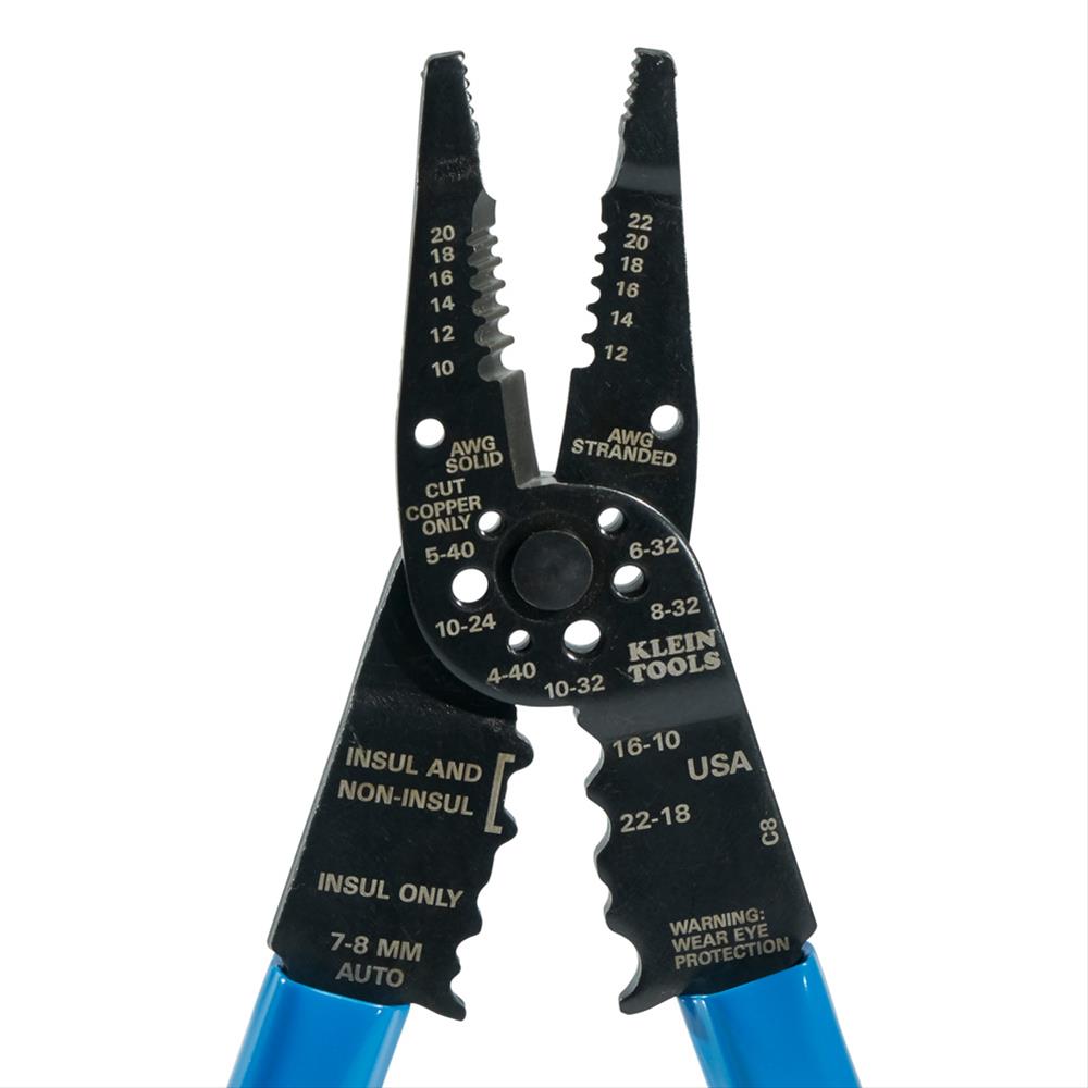 close up of a set of wire stripper heads