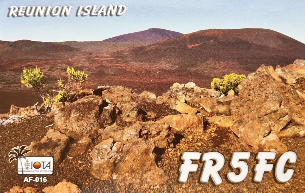 FR5FC QSL Card from Réunion Island