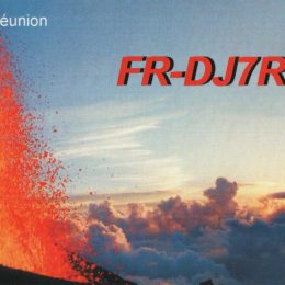 FR-DJ7RJ QSL Card from Réunion Island