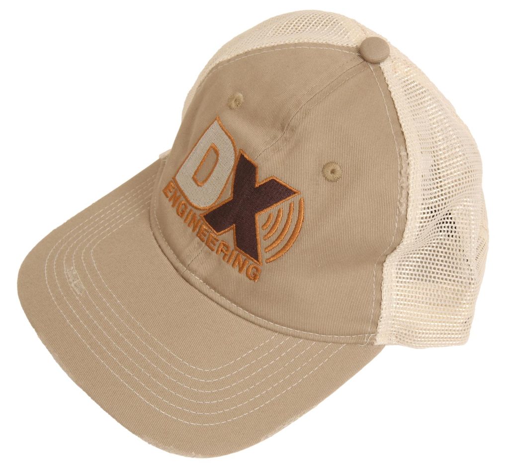 DX Engineering Distressed Khaki-Stone Hat