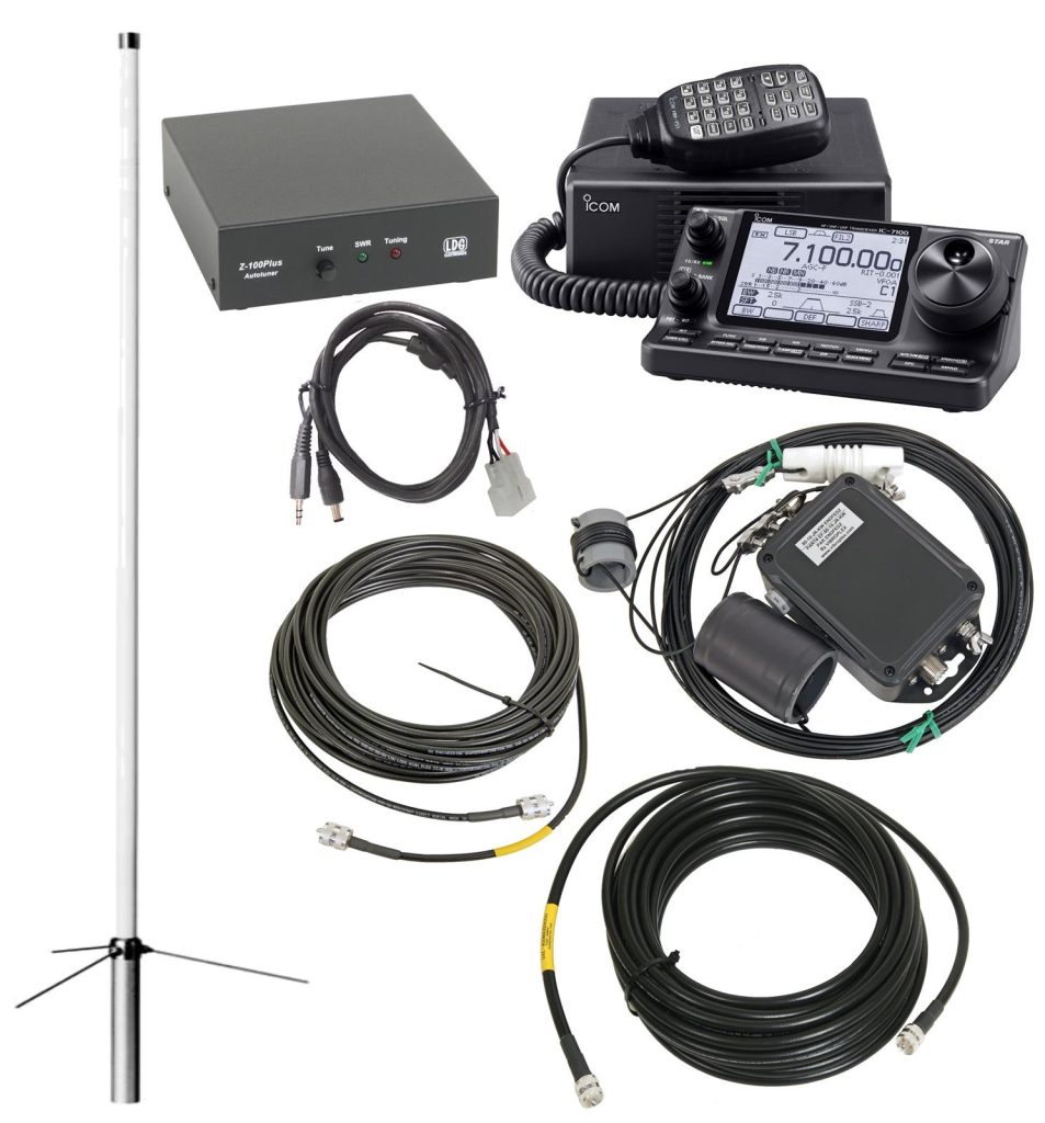 Ham Radio portable operating radio Package