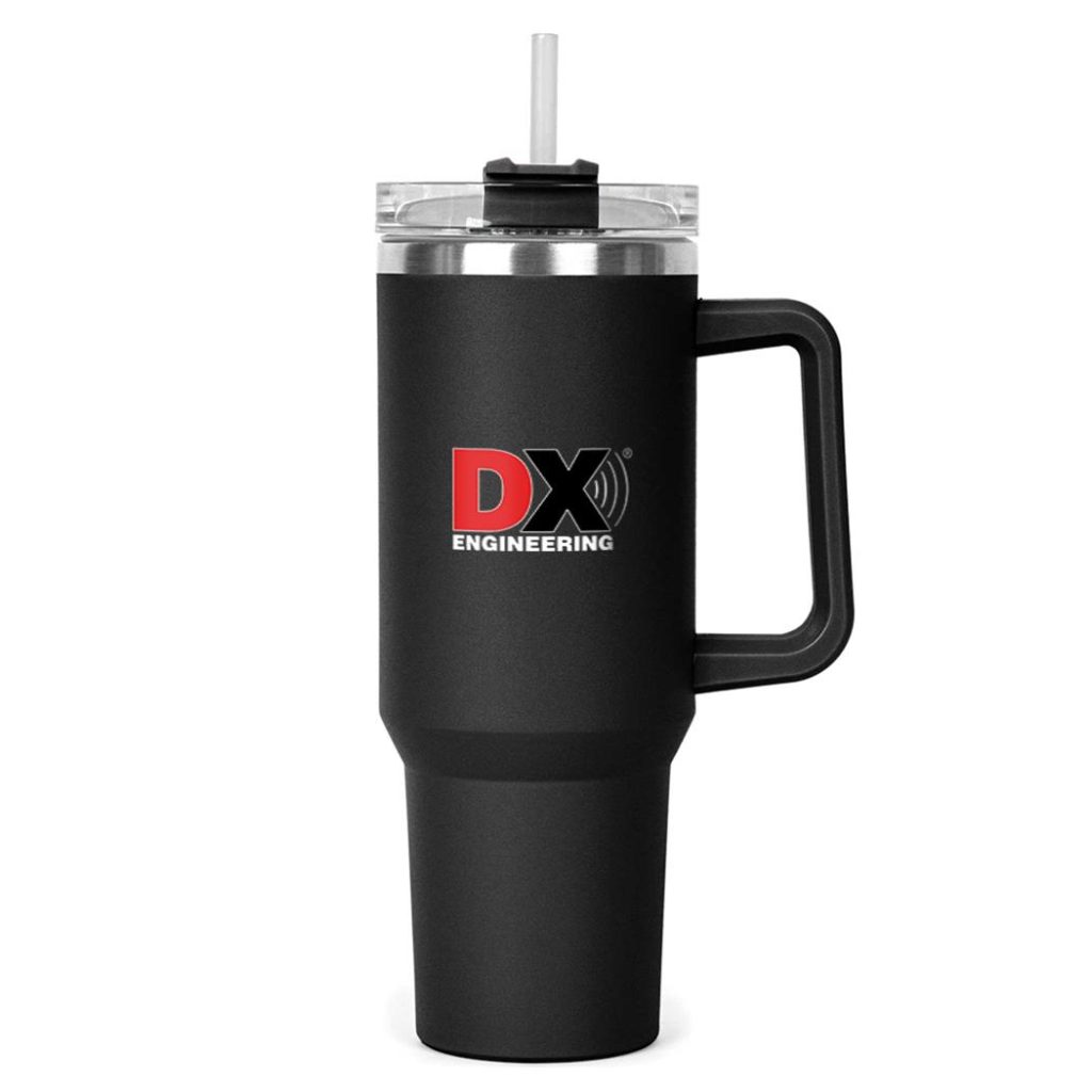 DX Engineering stanley style travel mug 