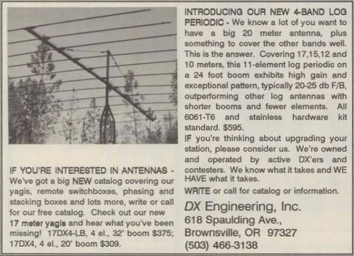 Vintage DX Engineering Magazine Ad