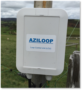 AZILoop external enclosure mounted on post