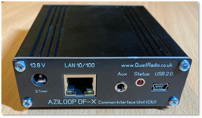 AZILOOP interface box on desktop