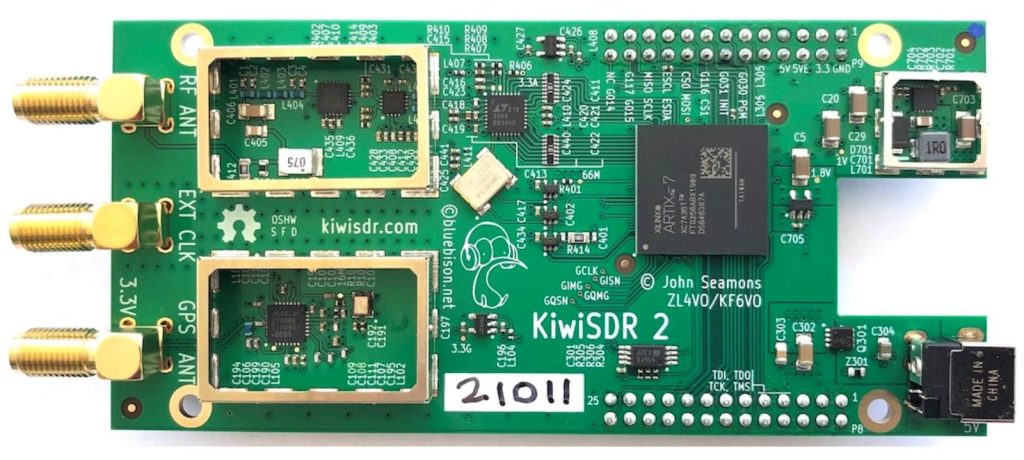 close up of a printed circuit board