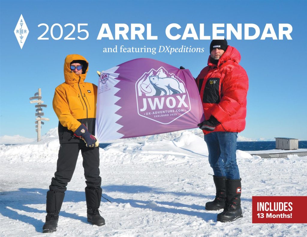 ARRL 2025 ham radio calendar 