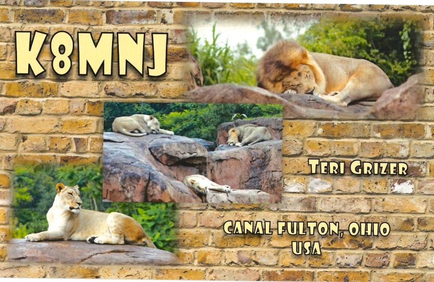 K8MNJ Ham Radio QSL Card