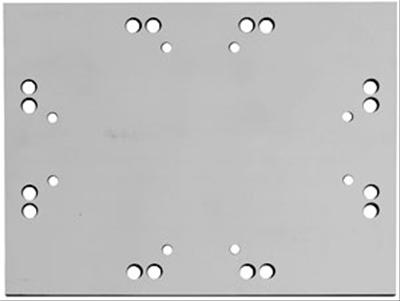 DXE-BMP-2B: Pre-Drilled Boom-to-Mast Mounting Plate