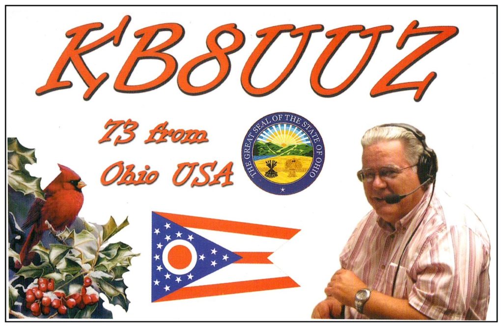 KB8UUZ Ham Radio QSL Card